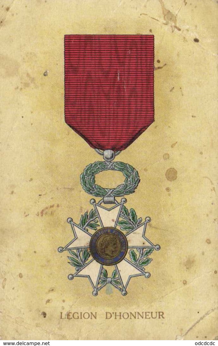 MILITARIA  LEGION D'HONNEUR   Colorisée RV - Patriottiche