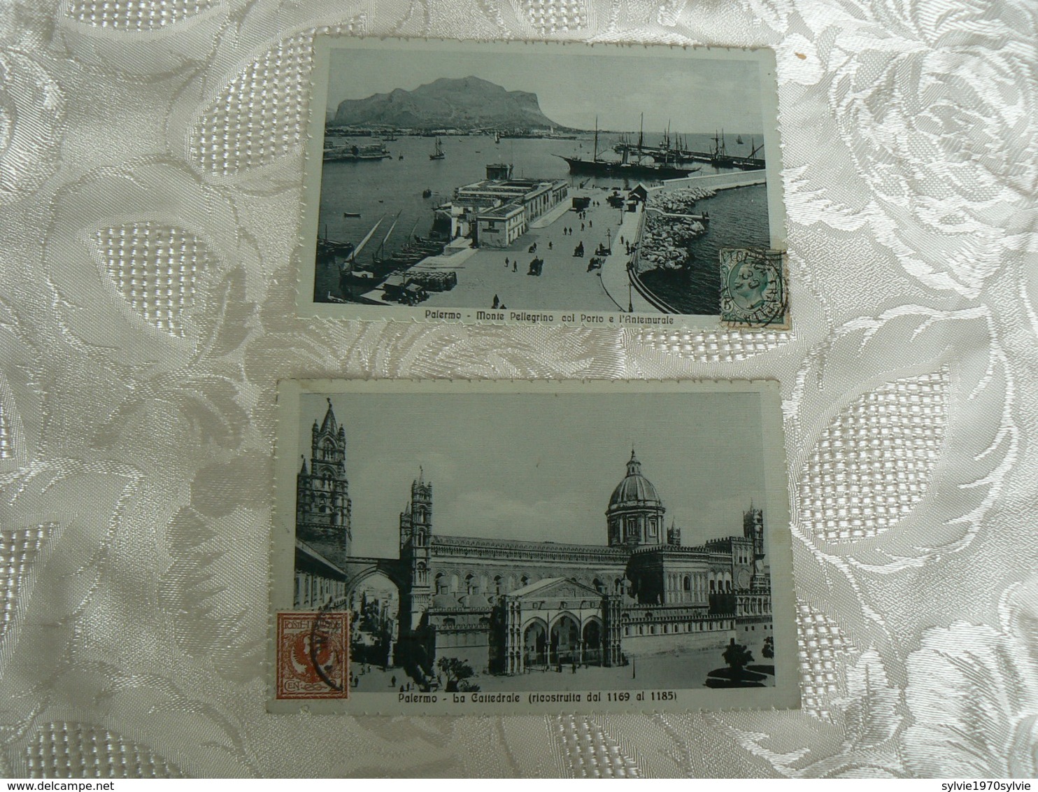 ITALIE   / 2 CARTE POSTALE/ PALERNO   VOYAGEE - Other & Unclassified