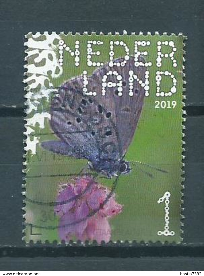 2019 Netherlands Butterfly,gentiaanblauwtje Used/gebruikt/oblitere - Oblitérés