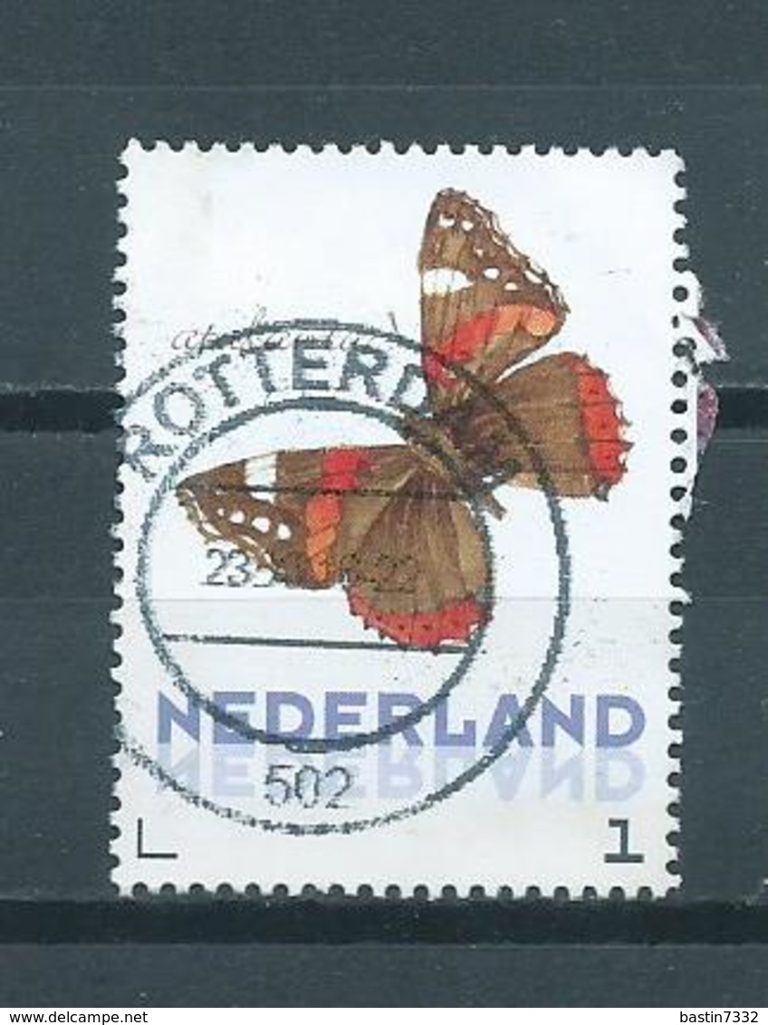 Netherlands Butterfly,atalanta Used/gebruikt/oblitere - Oblitérés