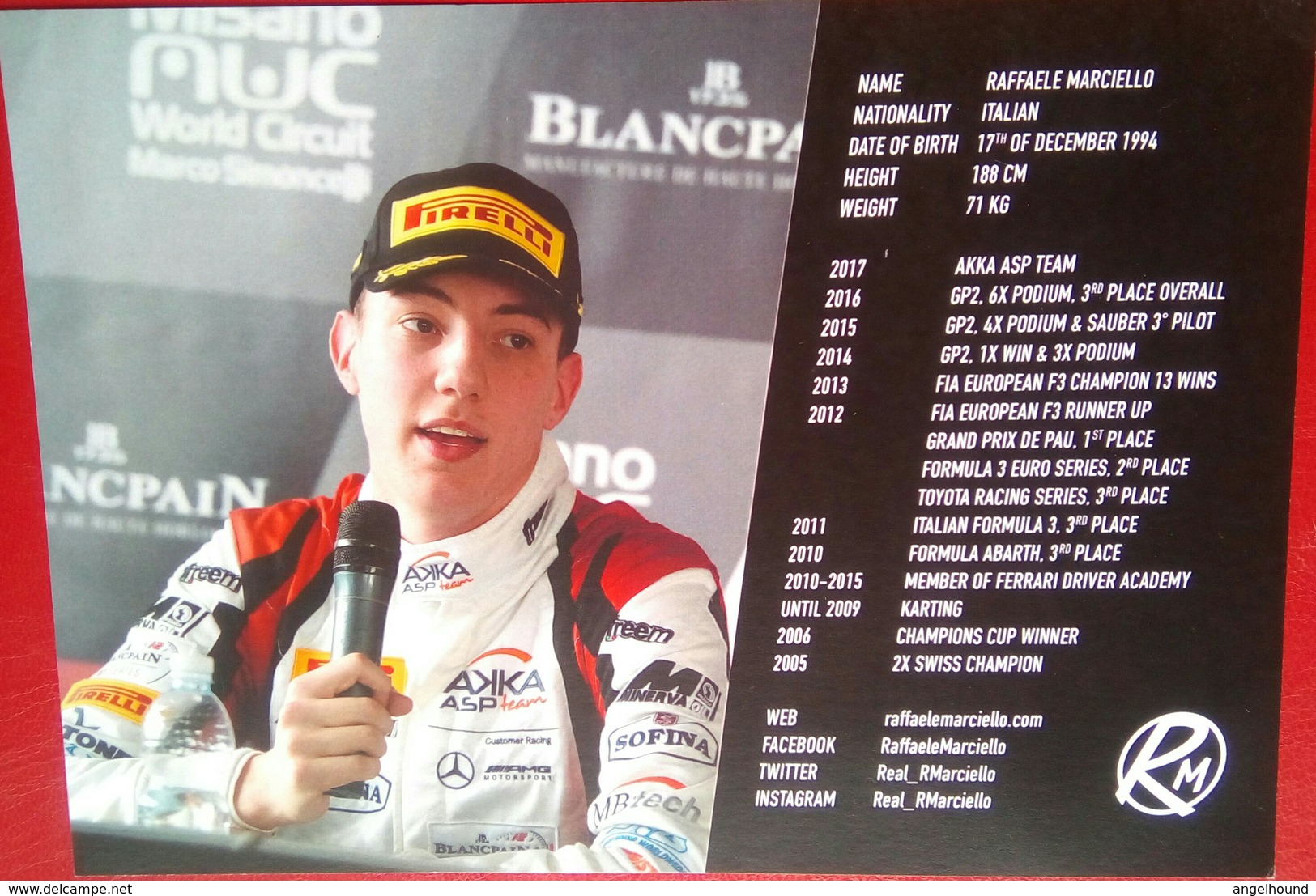 Raffaele Marciello - Authographs