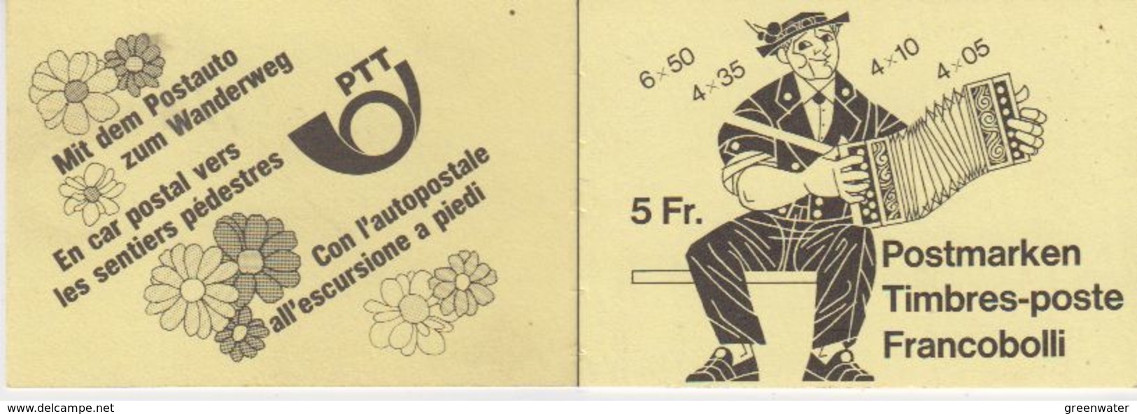 Switzerland 1984 Booklet ** Mnh (44217) - Postzegelboekjes