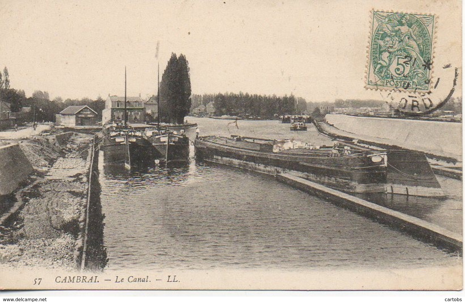 59 CAMBRAI Le Canal - Cambrai