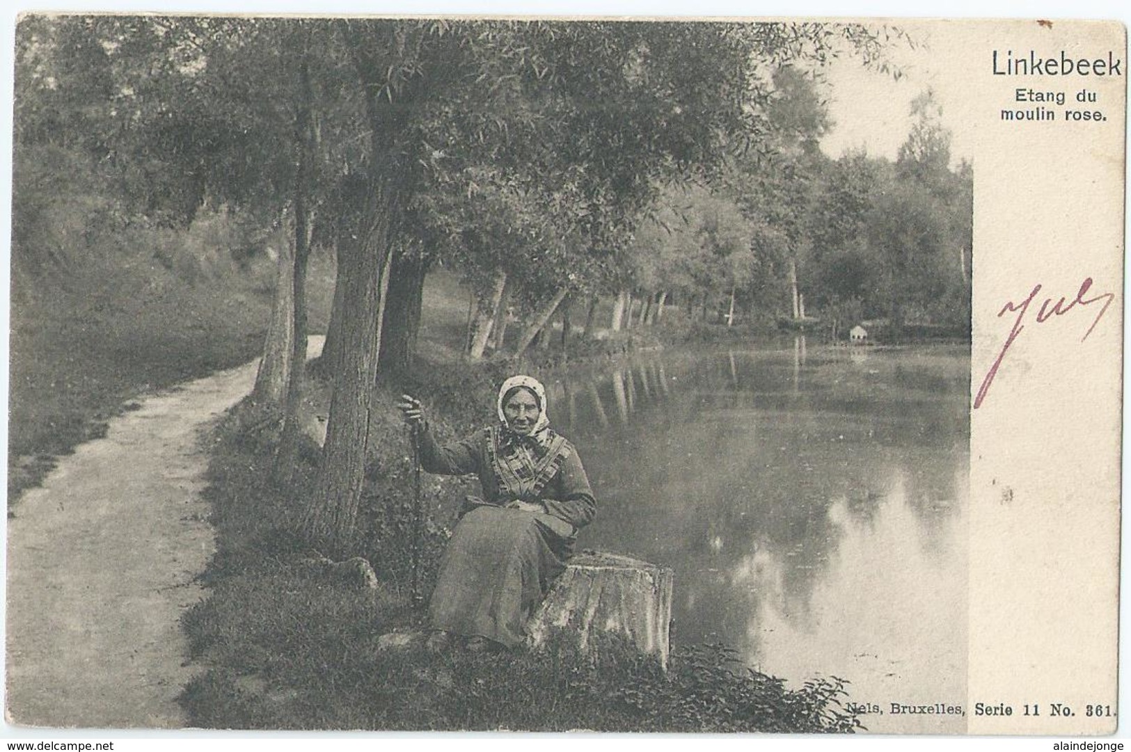 Linkebeek - Etang Du Moulin Rose  - Nels Serie 11 No 361 - 1903 - Linkebeek