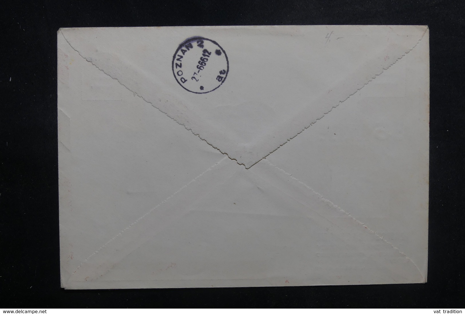 POLOGNE - Enveloppe Par Ballon En 1966 , Cachet, Affranchissement Et Vignette Plaisants - L 39449 - Briefe U. Dokumente