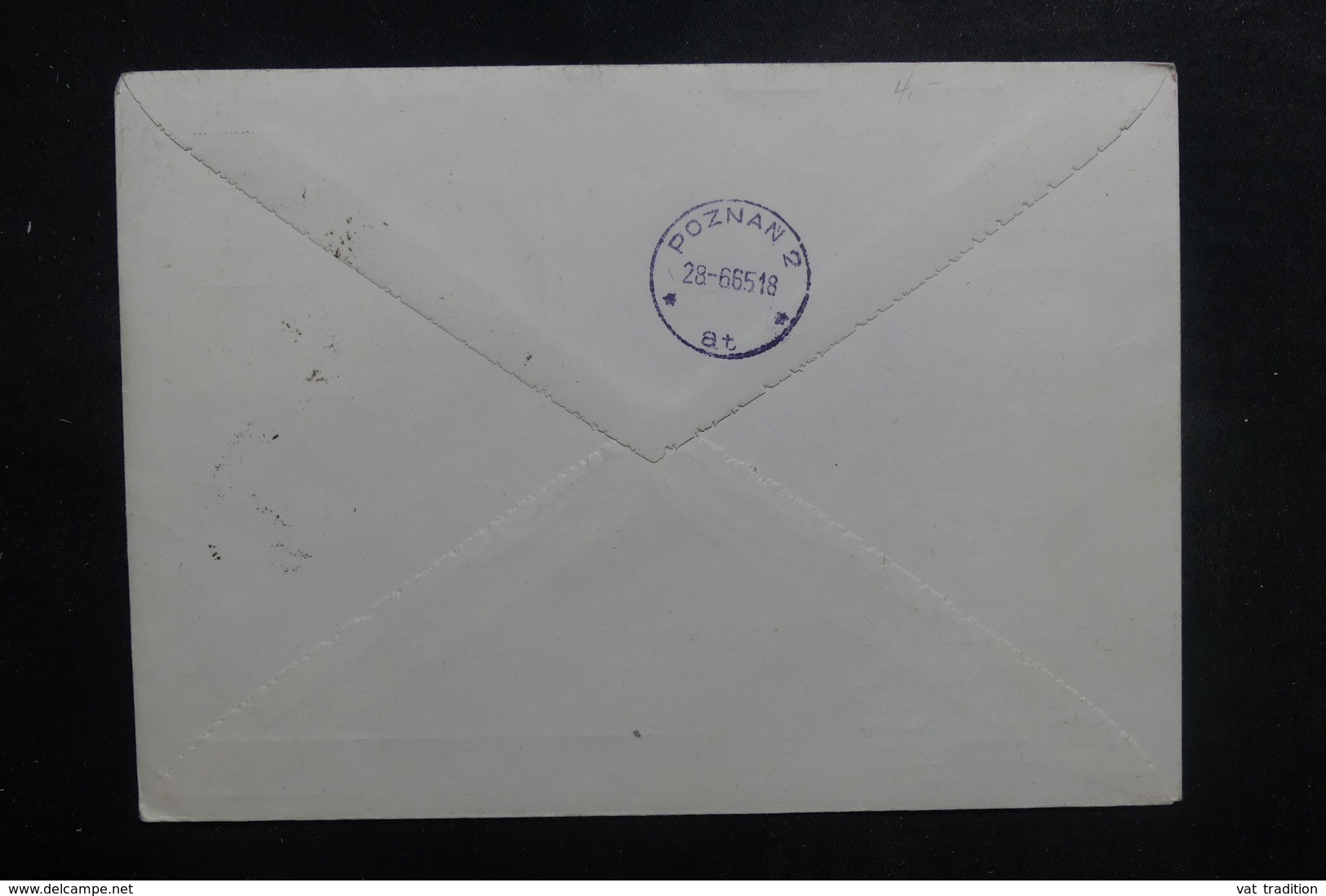 POLOGNE - Enveloppe Par Ballon En 1965 , Cachet, Affranchissement Et Vignette Plaisants - L 39450 - Lettres & Documents