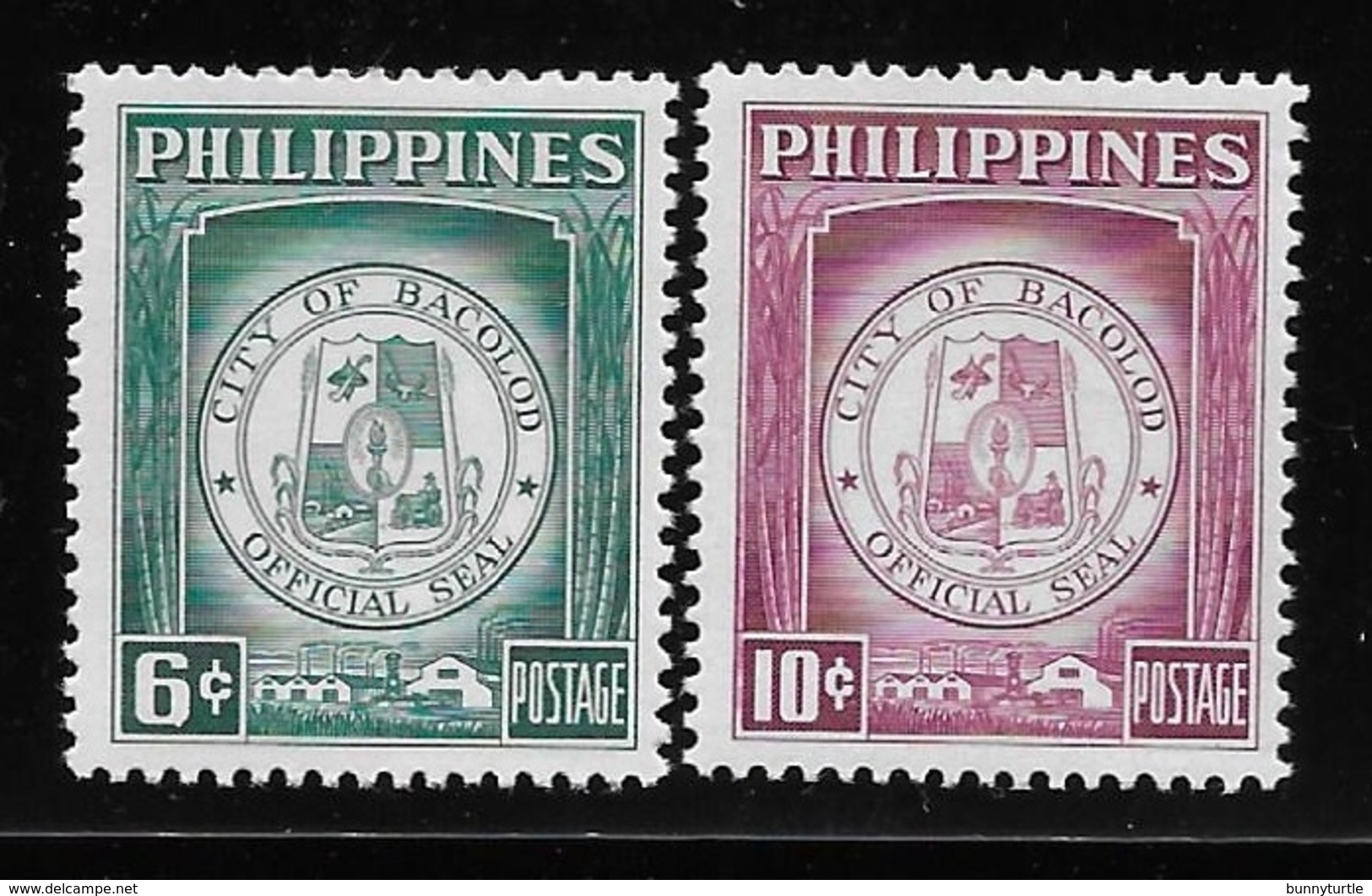 Philippines 1959 Seal Of Bacolod City MNH - Philippinen