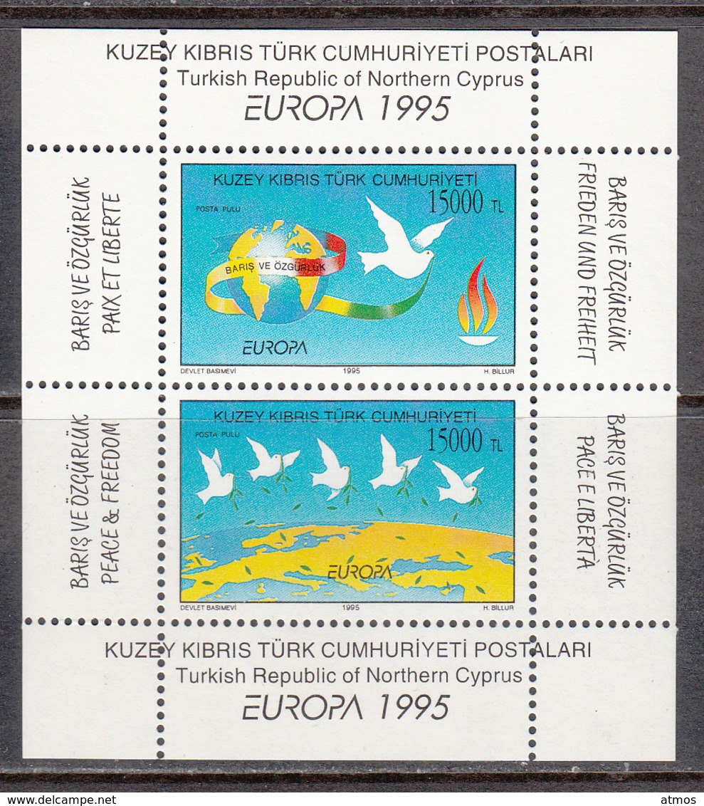 Cyprus Turkey MNH Michel Nr Block 14 From 1995 CEPT / Catw 5.00 EUR - Ongebruikt