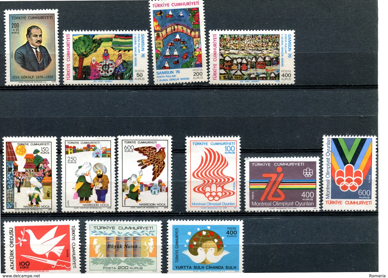 Turquie - 1976 - Lot Timbres ** - Nºs Dans Description ** - Nuevos