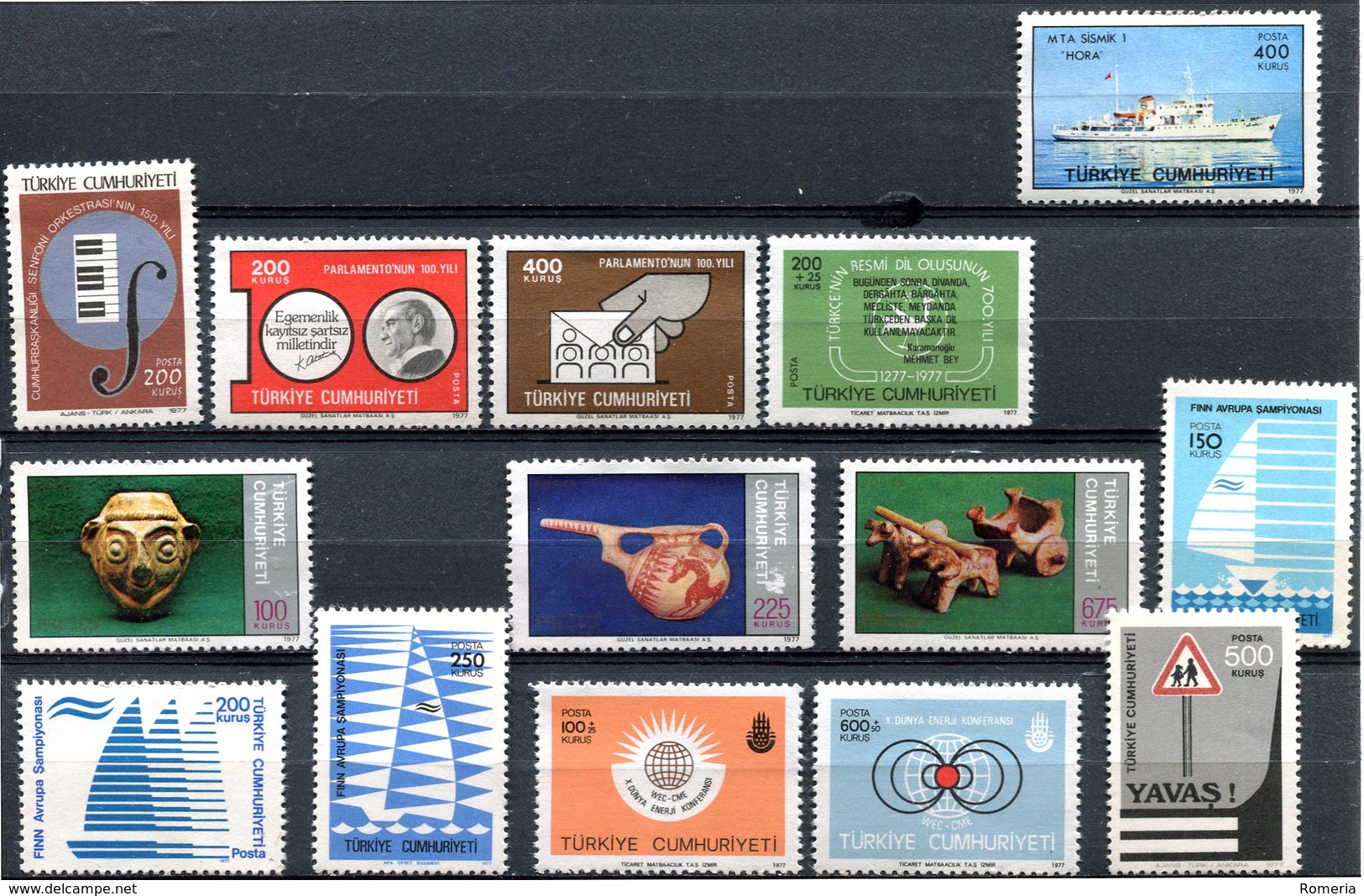 Turquie - 1977 - Lot Timbres ** - Nºs Dans Description ** - Unused Stamps