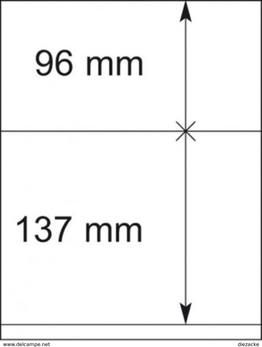 Lindner Blankoblätter 802209 (1VE) 10 Blätter Neuware ( - Fogli Bianchi