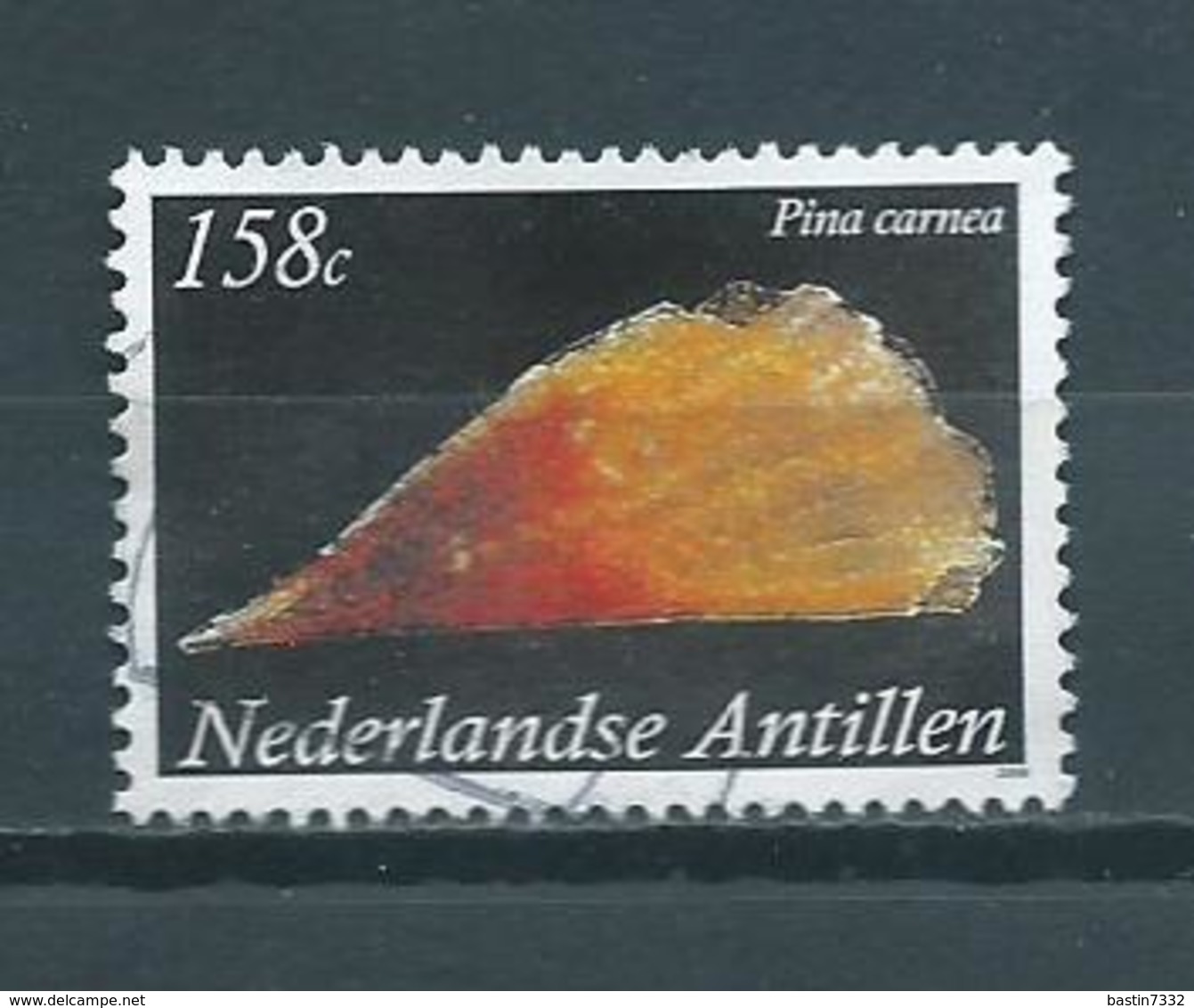 2008 Netherlands Antilles 158 Cent,shell,Pina Carnea Used/gebruikt/oblitere - Curaçao, Nederlandse Antillen, Aruba