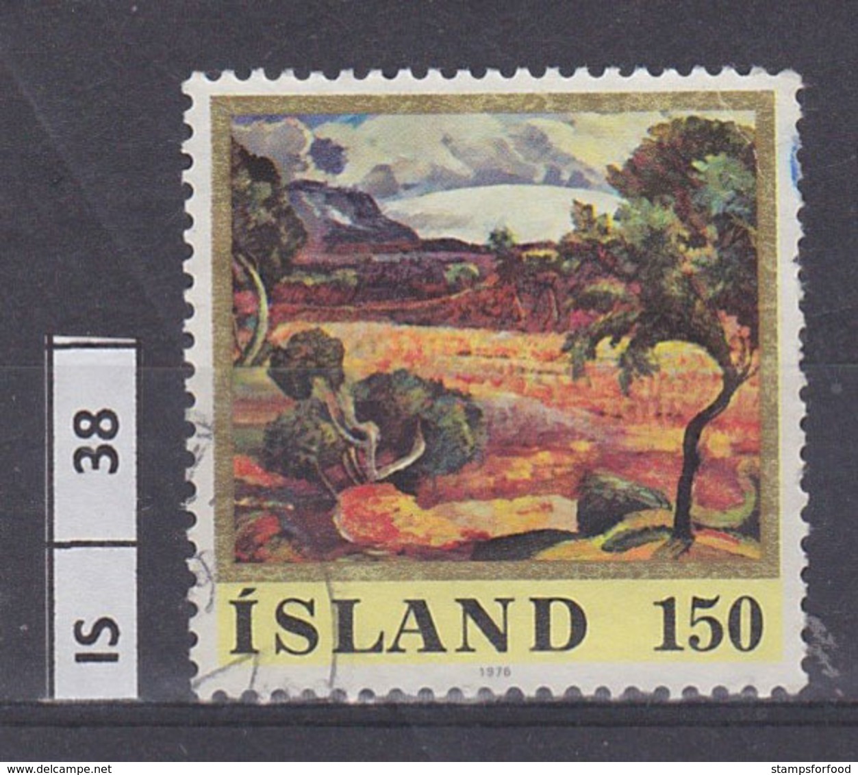 ISLANDA     1976	Nascita Jonsson  Usato - Oblitérés