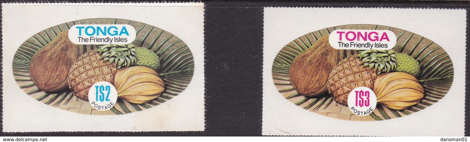 Tonga 1982 Fruit Sc 530-31 Mint - Tonga (1970-...)