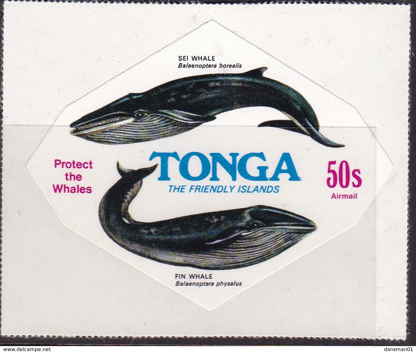 Tonga 1977 Whales Sc C228 Mint - Tonga (1970-...)