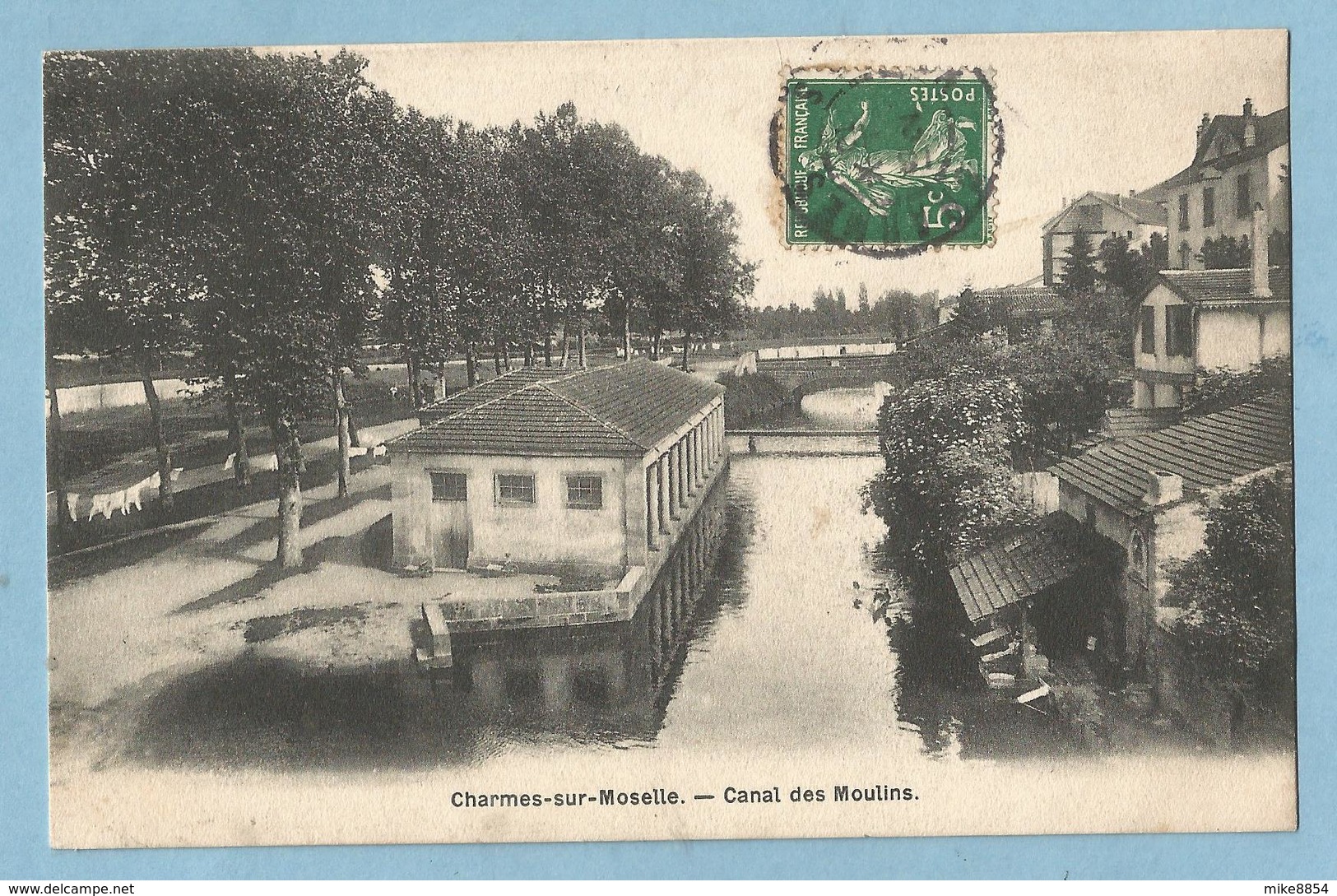 F0381  CPA  CHARMES  (Vosges)  Canal Des Moulins  +++++++ - Charmes