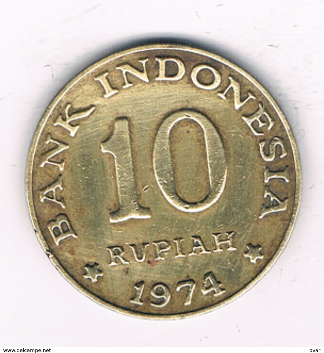 10  RUPIAH  1974  INDONESIE /6197/ - Indonésie