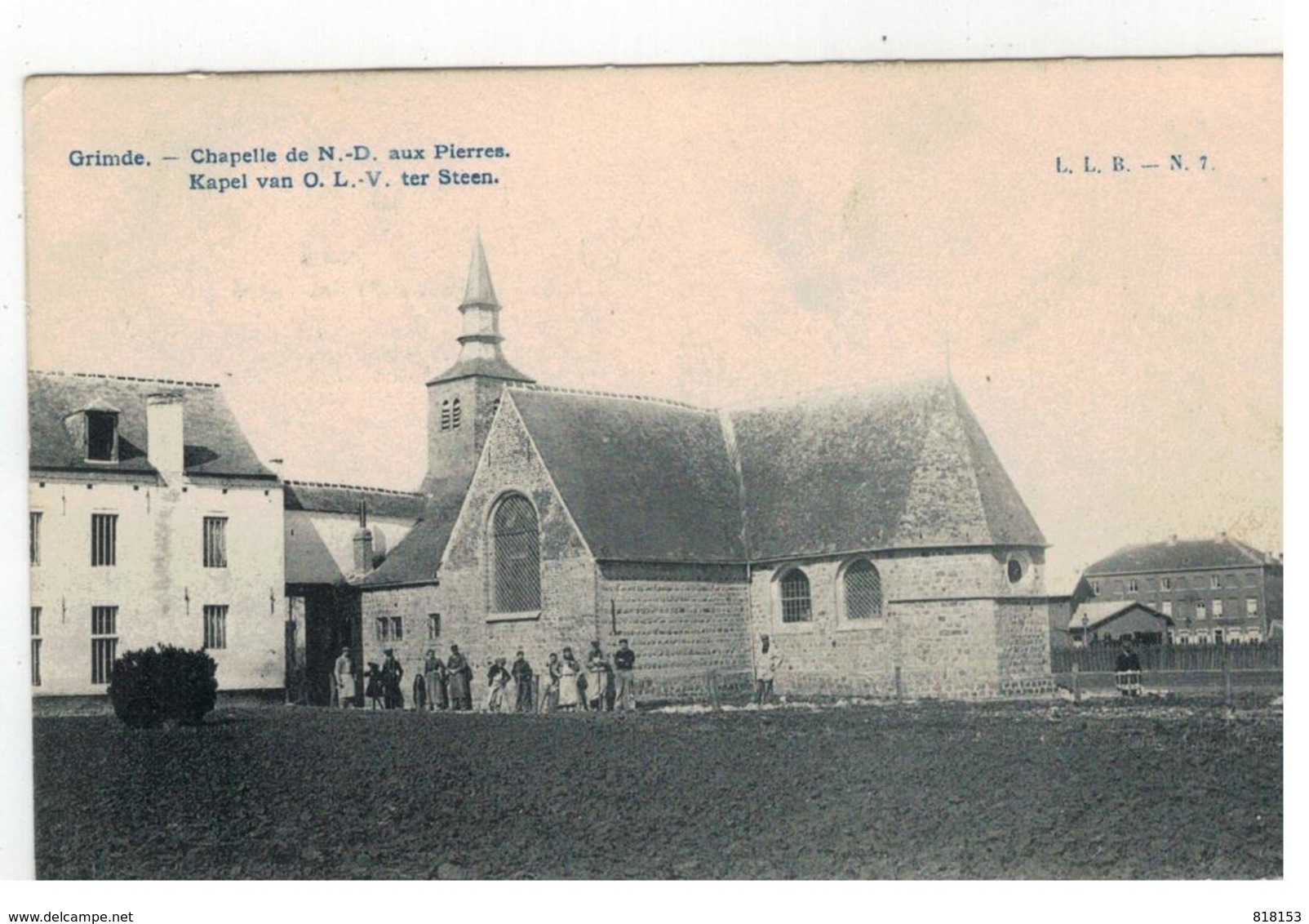 Grimde  - Chapelle De N-D Aux Pierres  Kapel Van OLV Ter Steen 1908 - Tienen