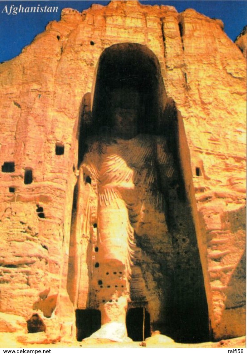 1 AK Afghanistan * Große Buddha-Statue Im Bamiyan-Tal Aus Dem 6. Jh. UNESCO Weltkulturerbe Und 2001 Von Taliban Zerstört - Afghanistan