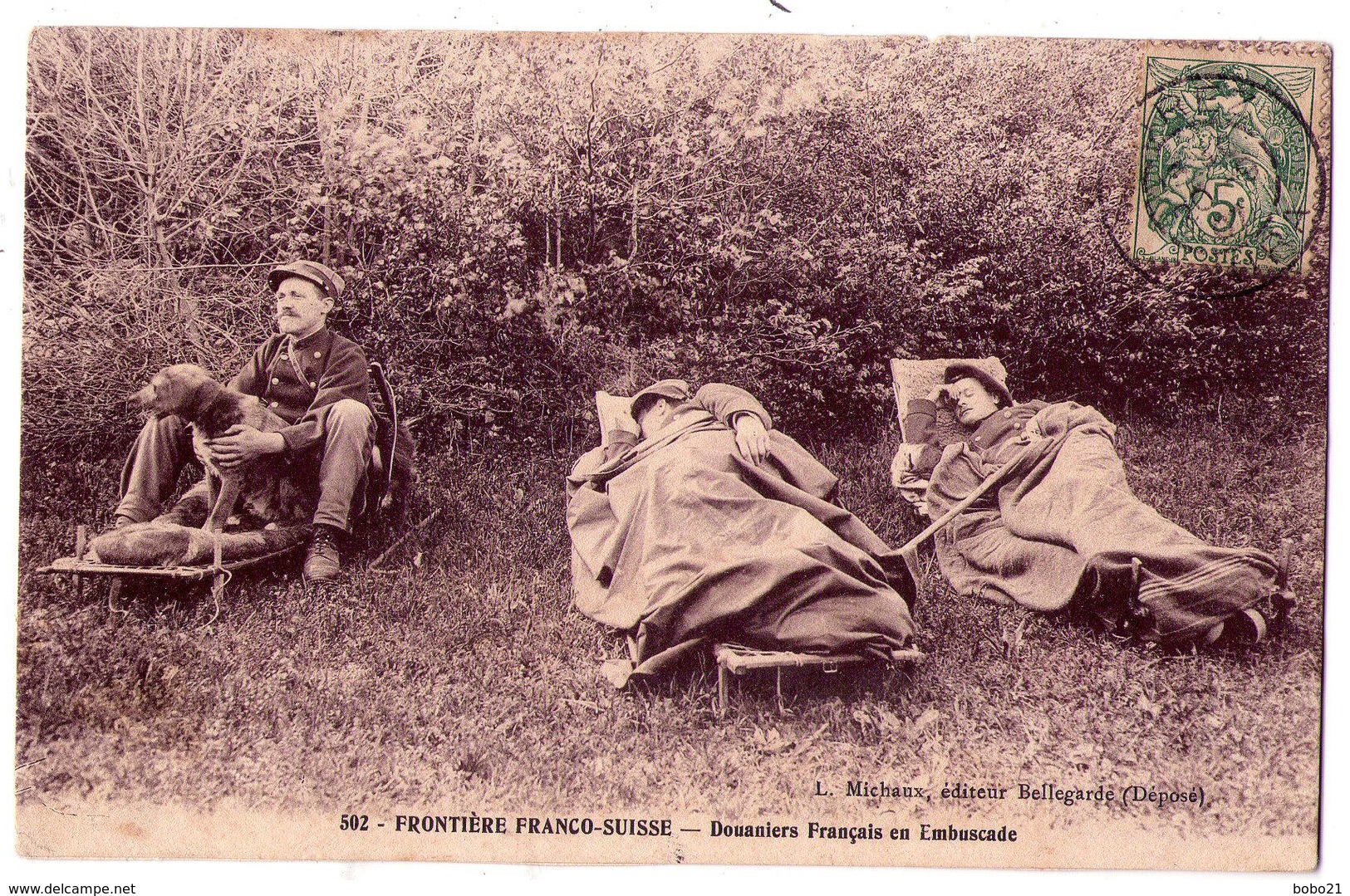 5292 - Frontière Franco-Suisse - Douaniers Français En Embuscade - L.Michaux à Bellegarde - N°502 - - Aduana