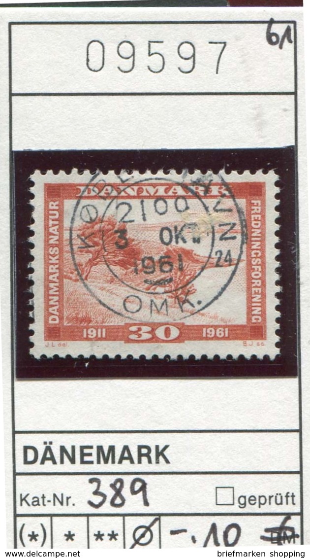Dänemark 1961 - Danmark 1961 - Michel 389 - Oo Oblit. Used Gebruikt - Gebraucht