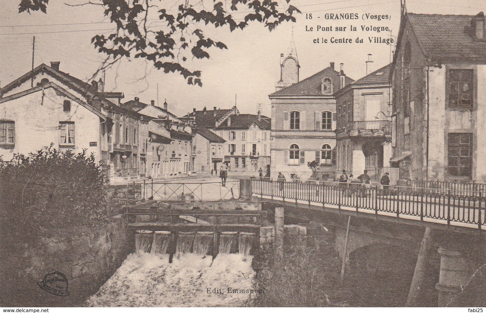 GRANGES LE PONT SUR LA VOLOGNE ET LE CENTRE DU VILLAGE - Granges Sur Vologne