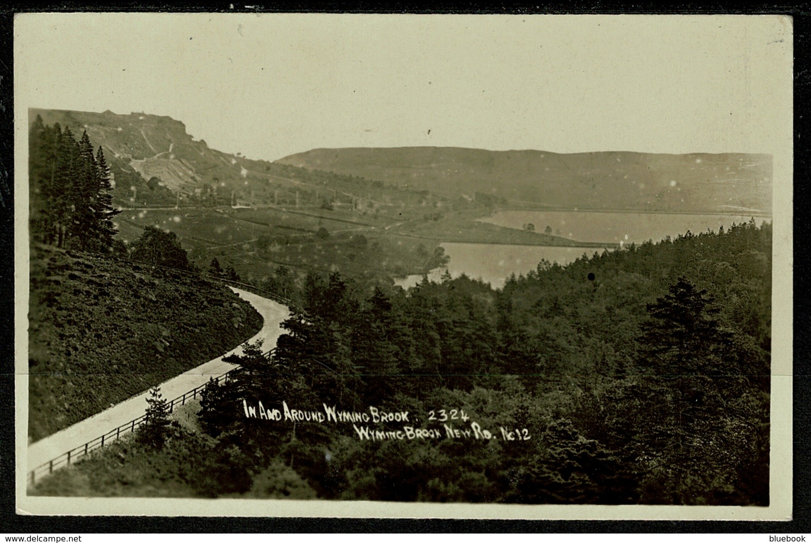 Ref 1322 - Early Real Photo Postcard - Wyming Brook New Road - Sheffield Yorkshire - Sheffield