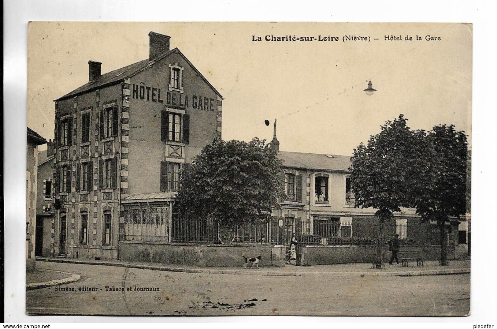 58 - La Charité-sur-Loire Nièvre ) - Hôtel De La Gare. - La Charité Sur Loire