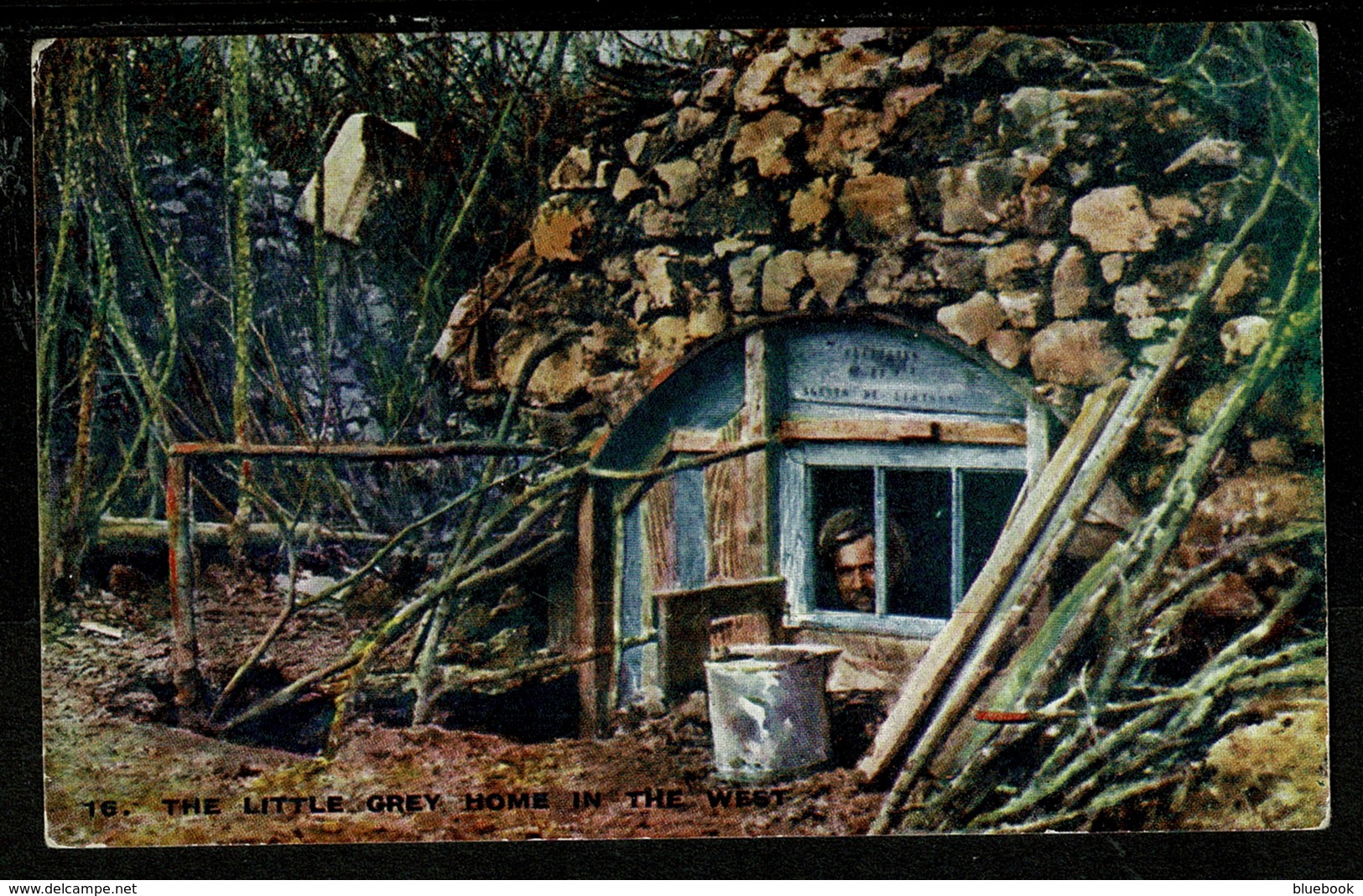 Ref 1322 - WWI Military Tit-Bits Postcard - The Little Grey Home In The West - Oorlog 1914-18