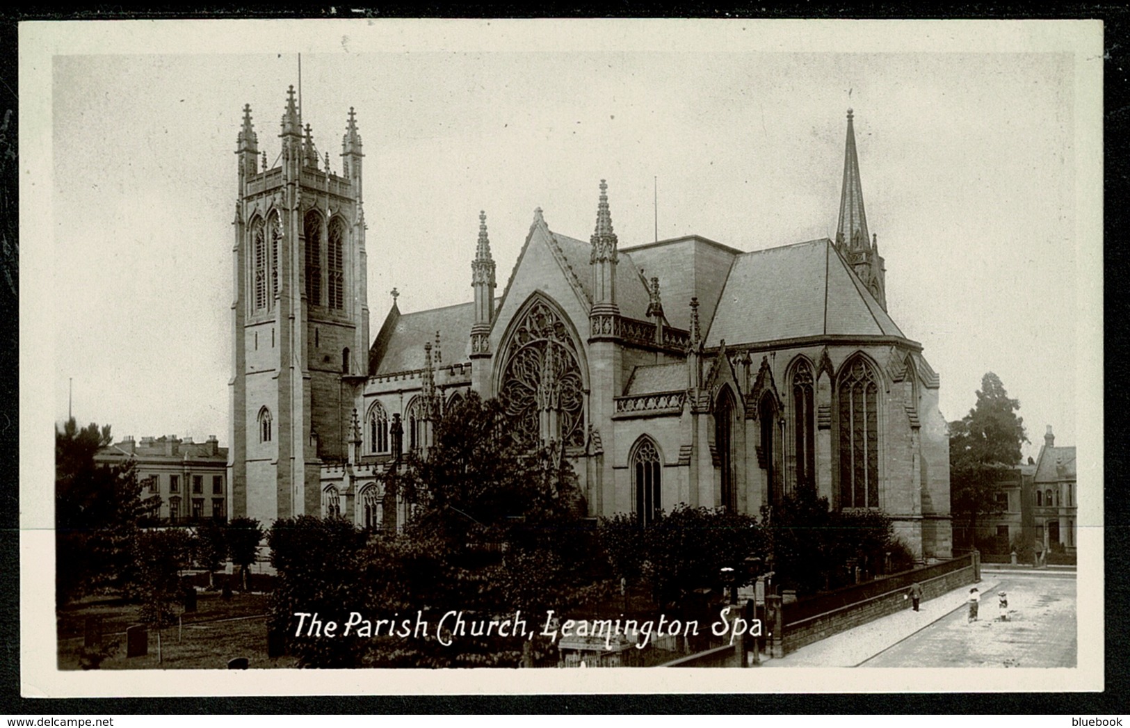 Ref 1322 - Early Real Photo Postcard - The Parish Church - Leamington Spa Warwickshire - Autres & Non Classés