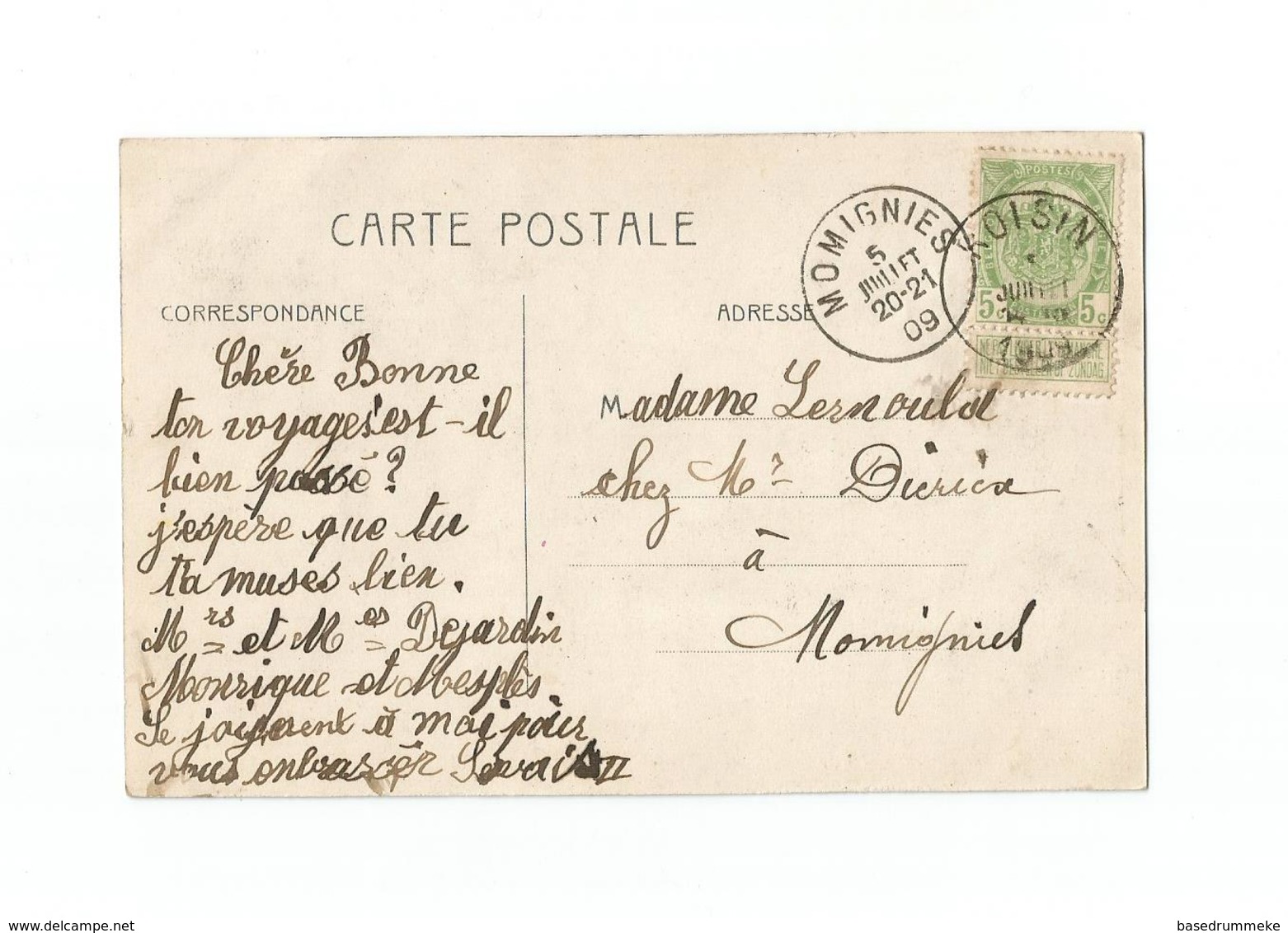 Souvenir Du Caillou Qui Bique (1909). - Honnelles