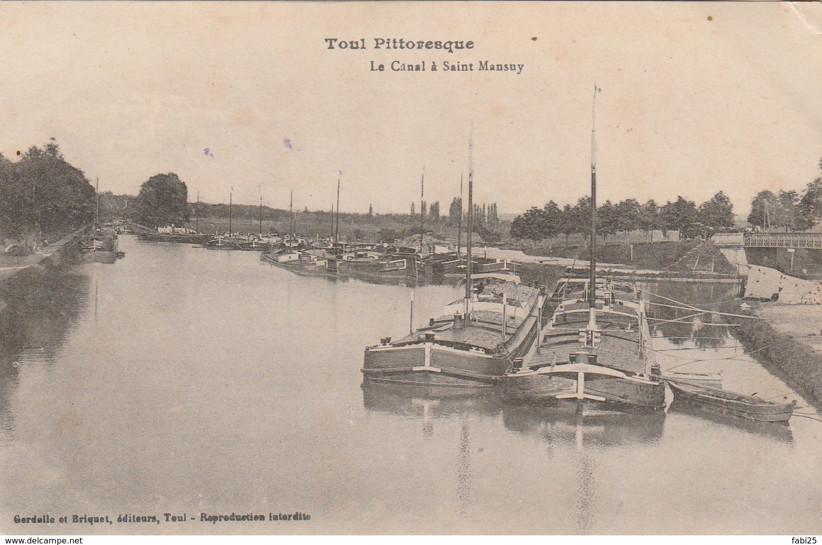 TOUL LE CANAL A SAINT MANSUY - Toul