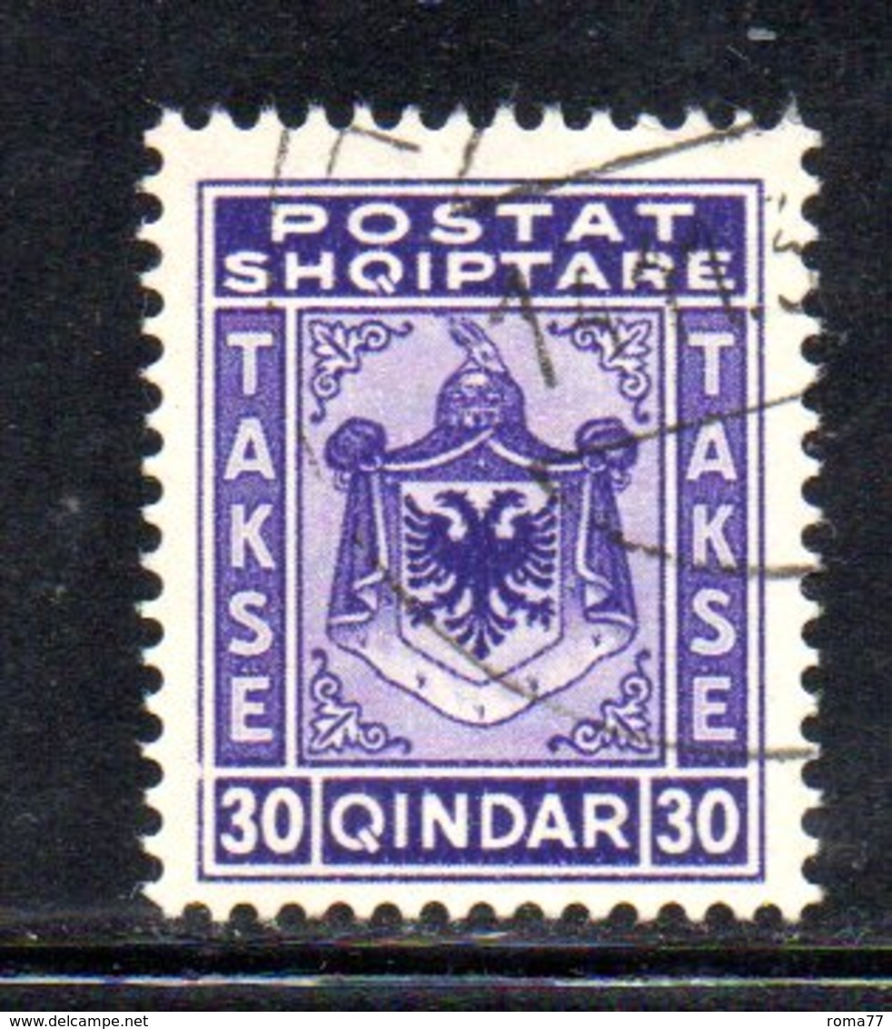 SS6063 - ALBANIA , Segnatasse  Yvert N. 32  Usato - Albania