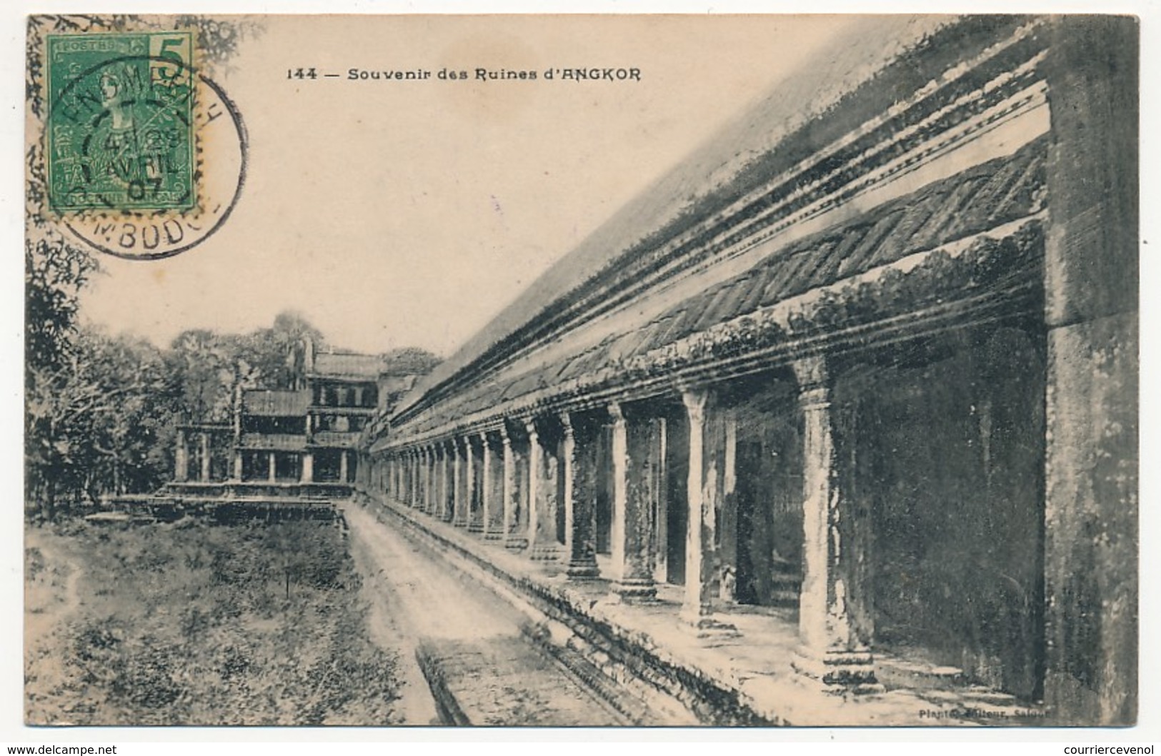 CPA - CAMBODGE - 144 - Souvenir Des Ruines D' ANGKOR - Cambodge