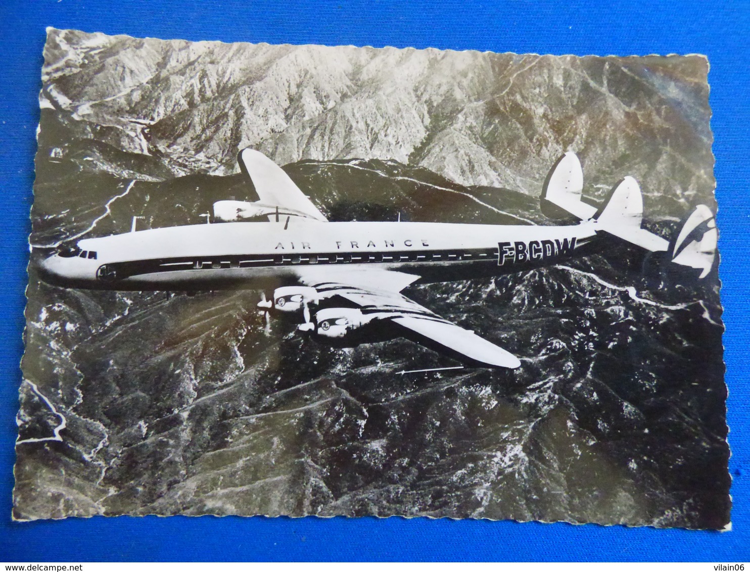 AIR FRANCE  SUPER CONSTELLATION   F BGDW  EDITION PI N° 7 - 1946-....: Ere Moderne