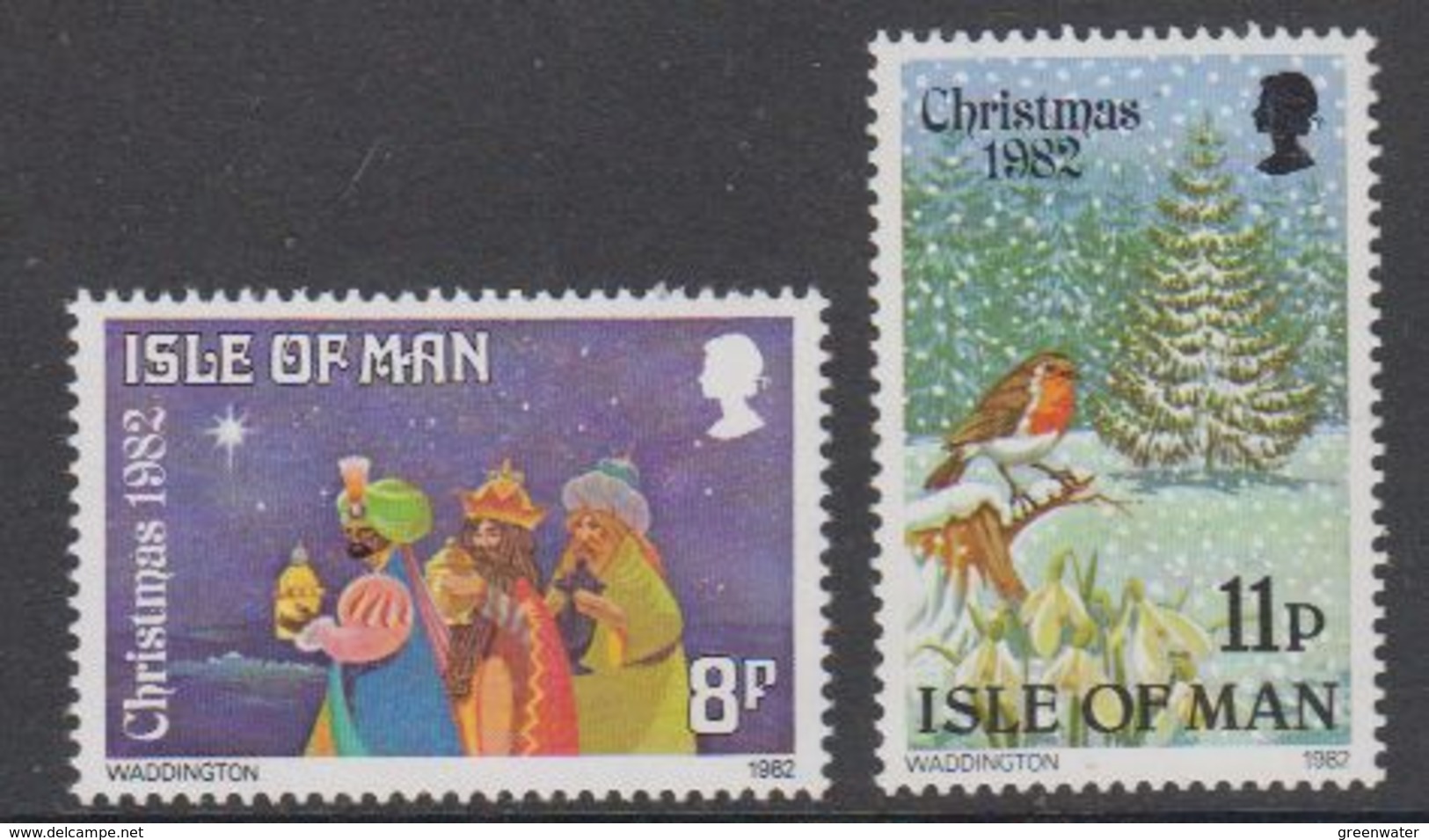 Isle Of Man 1982 Christmas / Weihnachten 2v ** Mnh (44227E) - Man (Eiland)