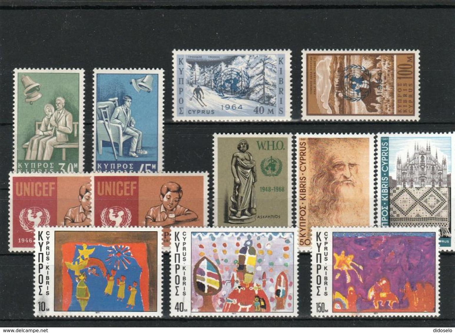 Cyprus - Lot Of  MNH (**) Stamps - Lots & Kiloware (mixtures) - Max. 999 Stamps