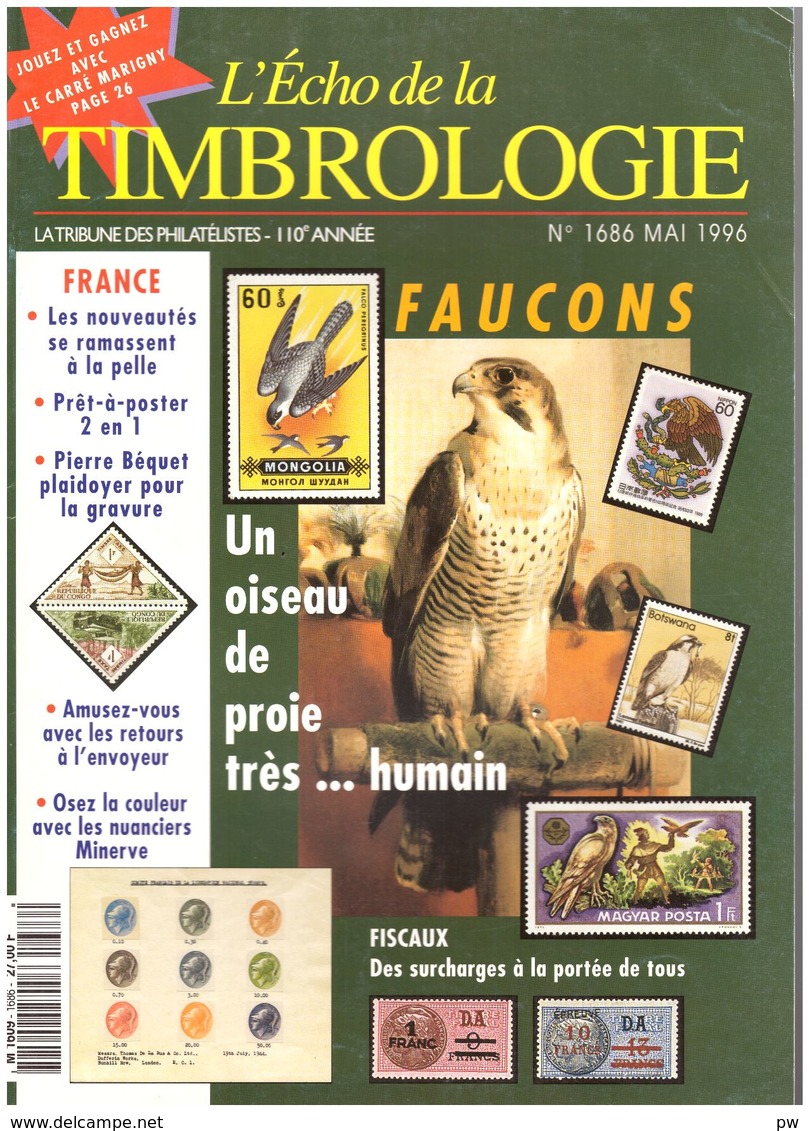 REVUE L'ECHO DE LA TIMBROLOGIE N°1686 De Mai 1996 - Français (àpd. 1941)