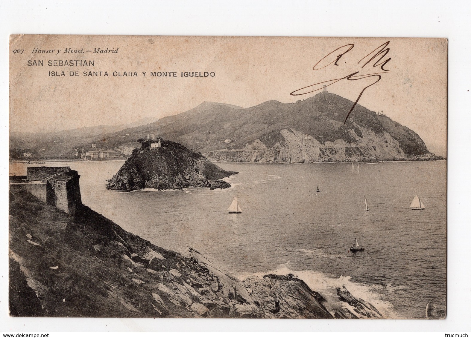 SAN SEBASTIAN - Isla De SANRA CLARA Y Monte Igueldo - Guipúzcoa (San Sebastián)