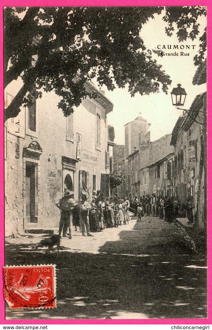 Caumont Sur Durance - Grande Rue - Epicerie - Pâtisserie - Animée - Collection L.A. - 1907 - Caumont Sur Durance