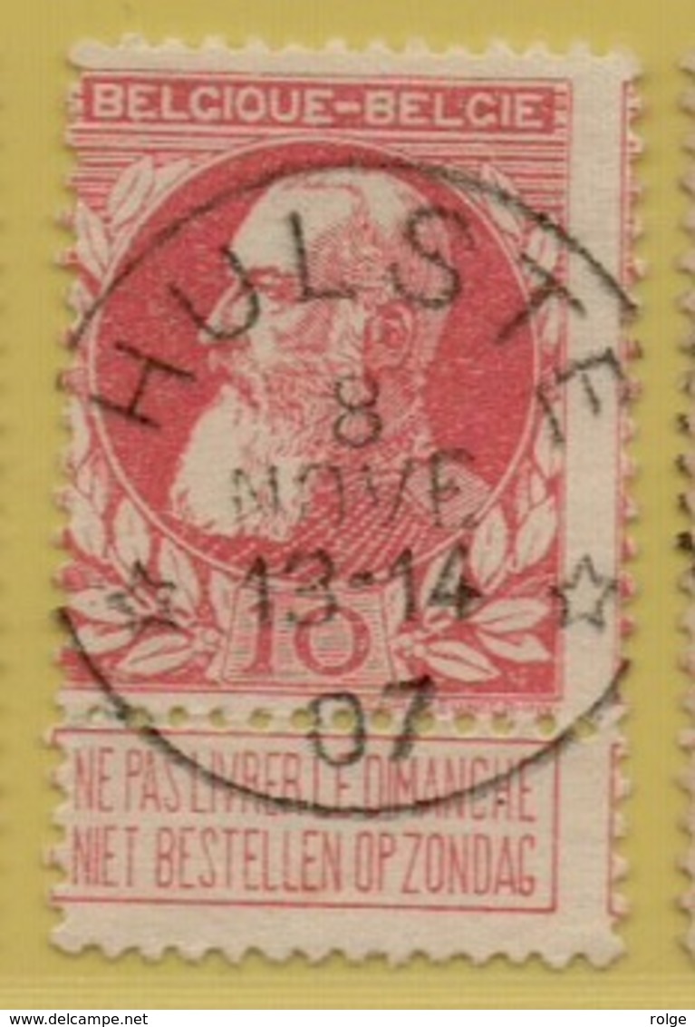 +MW-4137      *  HULSTE *   OCB 74  Sterstempel     COBA   +12 - 1905 Grosse Barbe