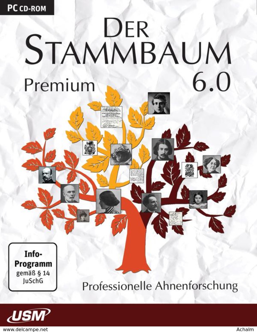 Der Stammbaum 6.0 Premium - Professionelle Ahnenforschung - CD-ROM - Sonstige & Ohne Zuordnung