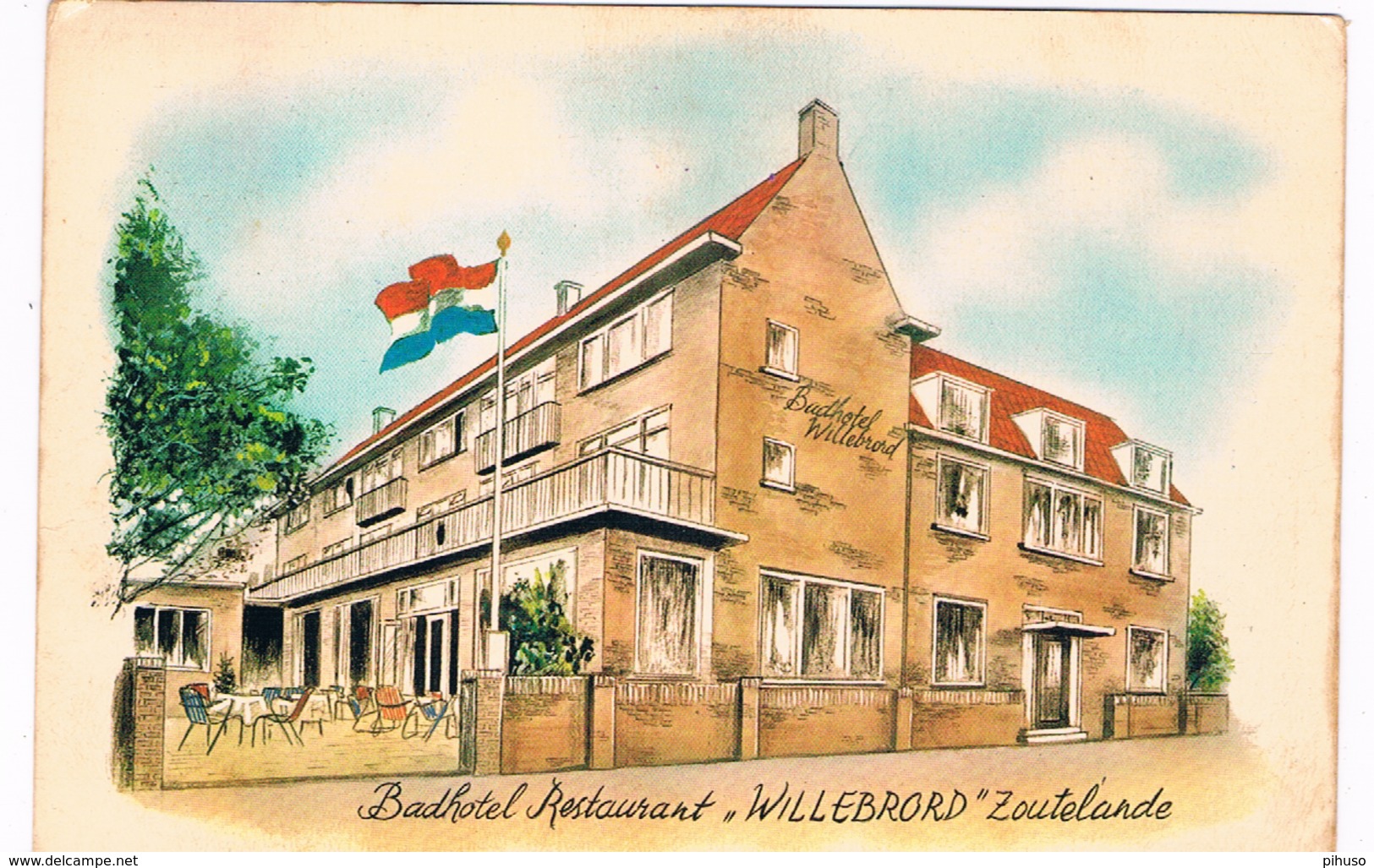 56 / ZOUTELANDE : Badhotel Restarant Willebrord - Zoutelande