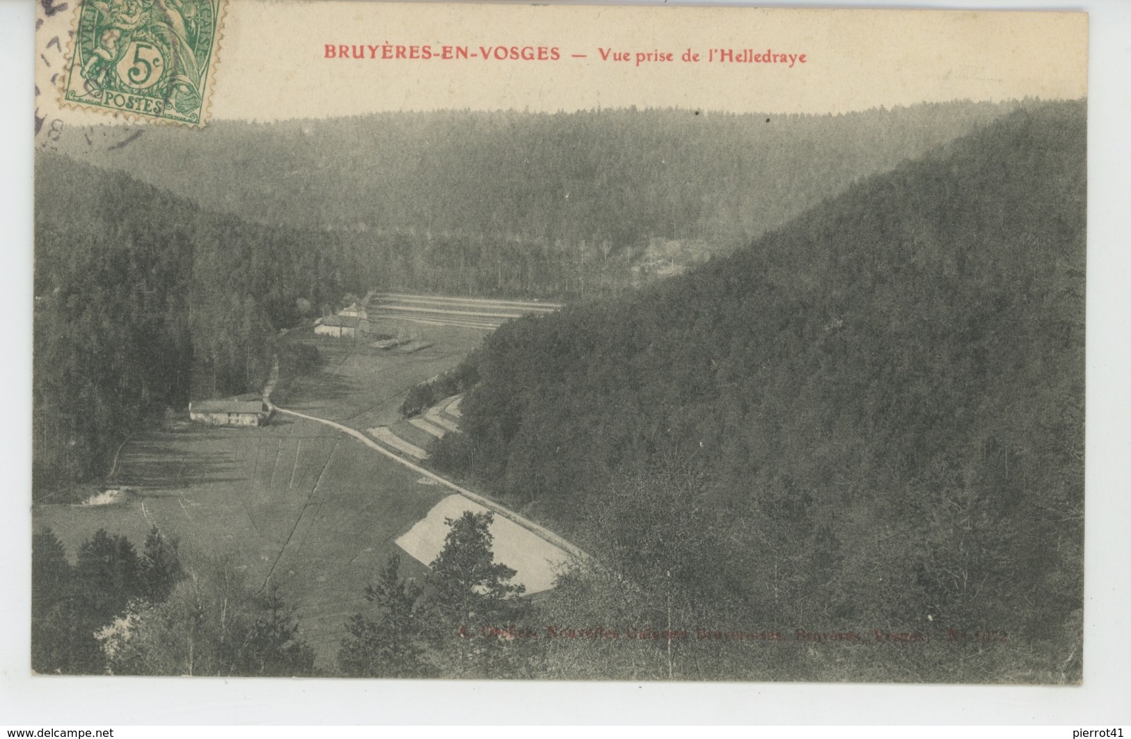 BRUYERES EN VOSGES - Vue Prise De L'Helledraye - Bruyeres