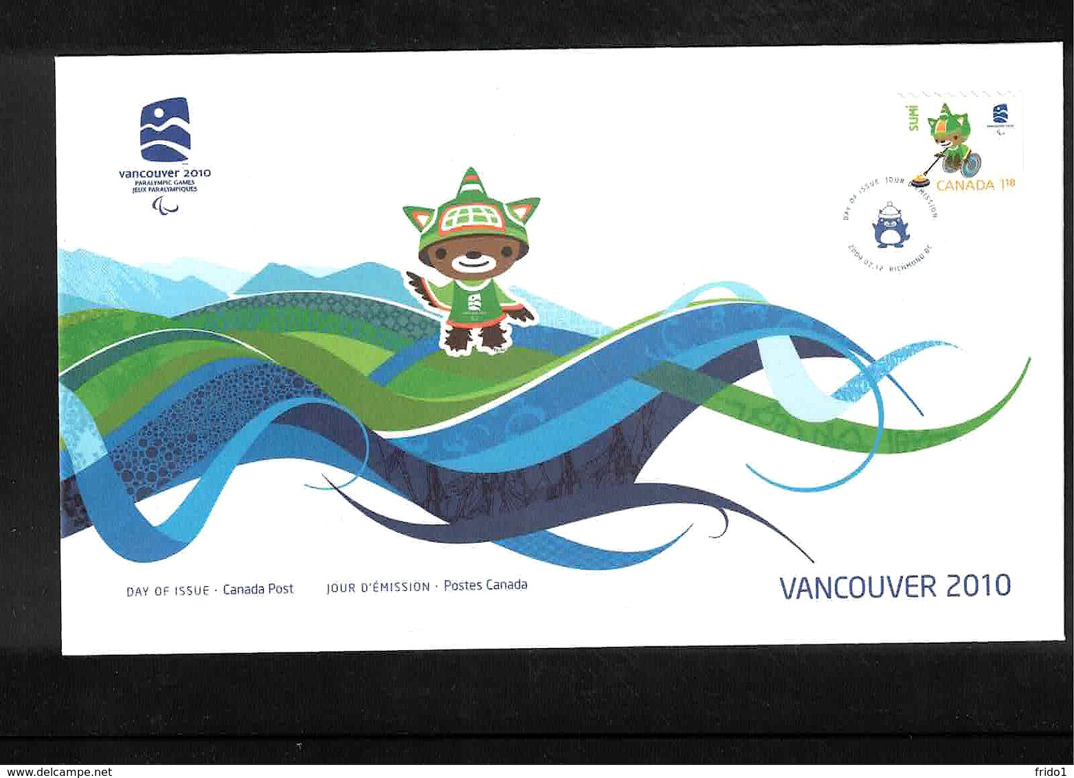 Canada 2010 Olympic Games Vancouver FDC - Winter 2010: Vancouver