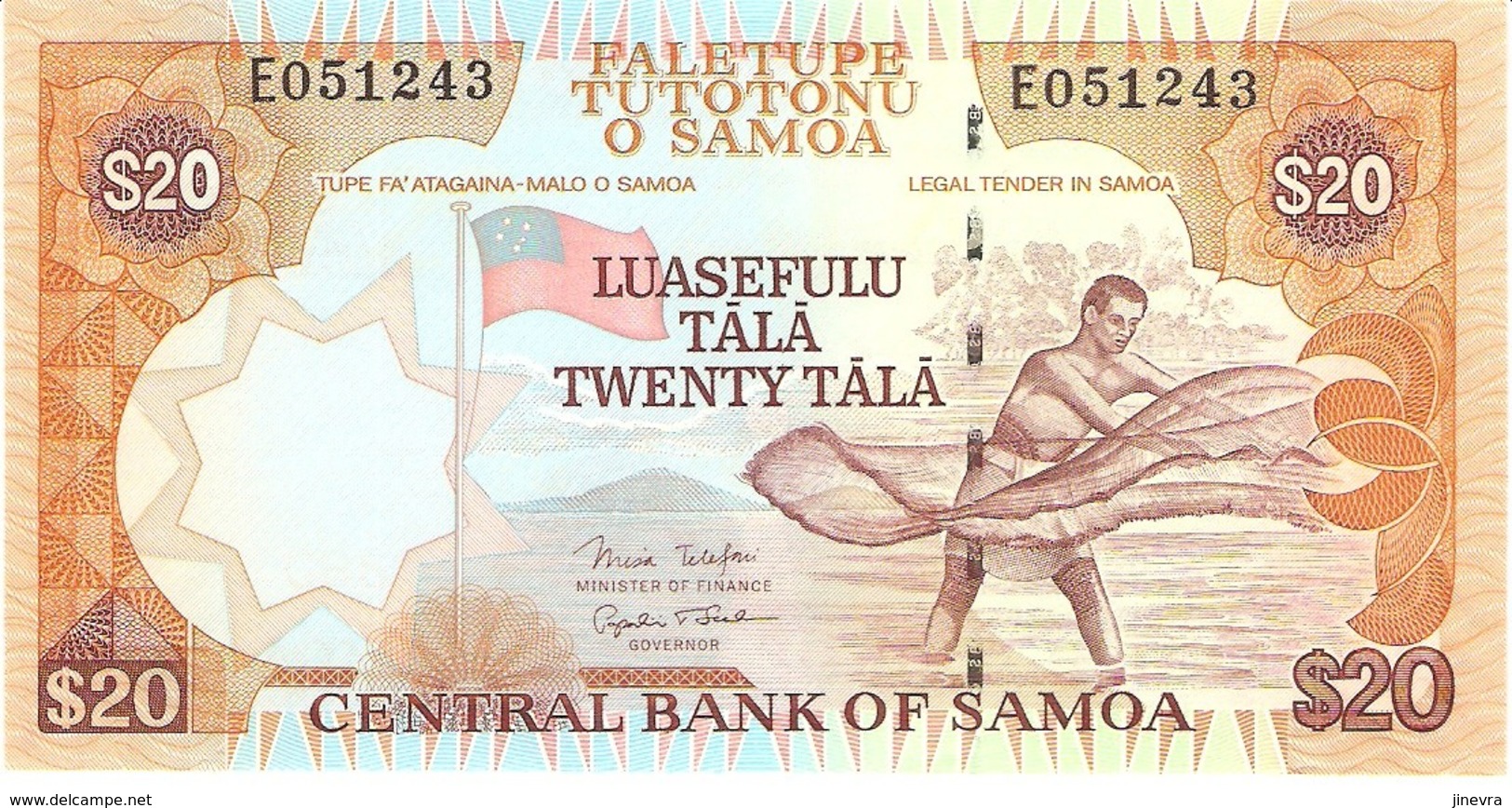 SAMOA 20 TALA 2002 PICK 35b UNC - Samoa