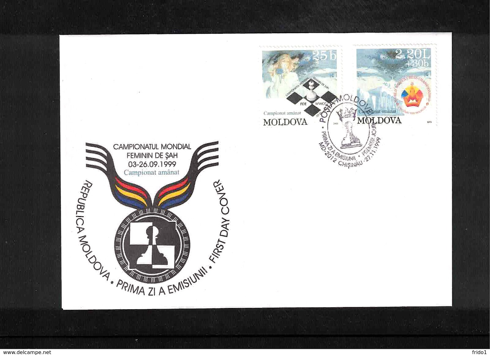 Moldova 1999 World Women Chess Championship FDC - Schach