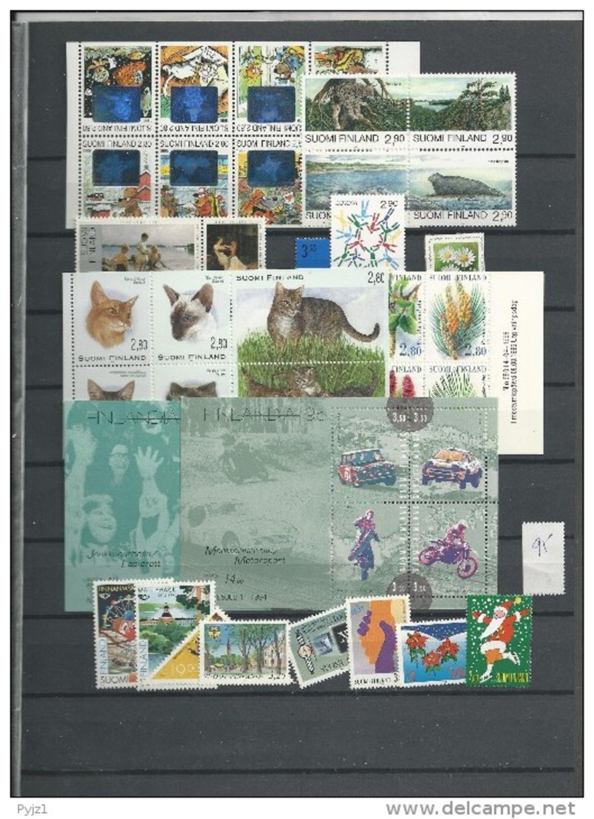 1995 MNH Finland, Finnland, Year Complete According To Michel, Postfris - Años Completos