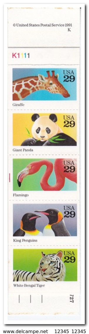 Amerika 1992, Postfris MNH, Wild Animals - 1981-...