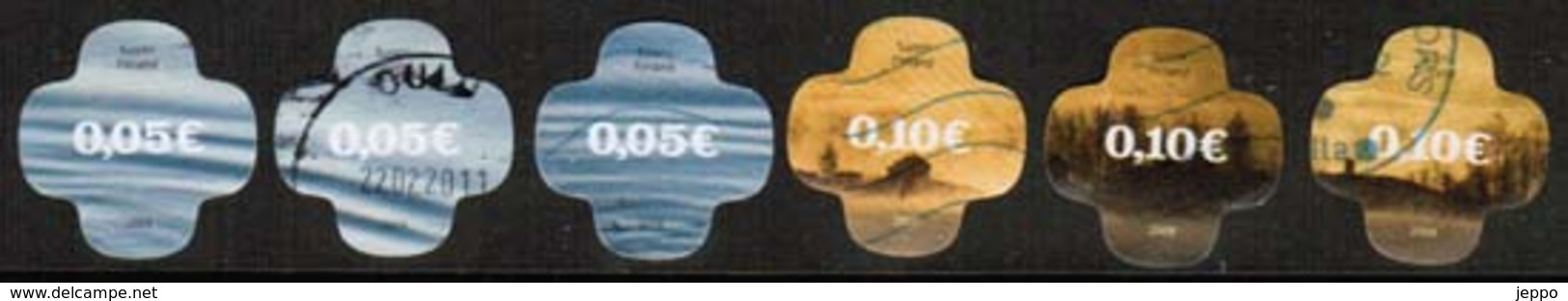 2008 Finland, Water And Archipelago, Complete Used Set. - Used Stamps